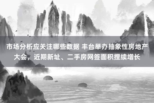 市场分析应关注哪些数据 丰台举办抽象性房地产大会，近期新址、二手房网签面积捏续增长