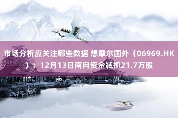 市场分析应关注哪些数据 想摩尔国外（06969.HK）：12月13日南向资金减抓21.7万股