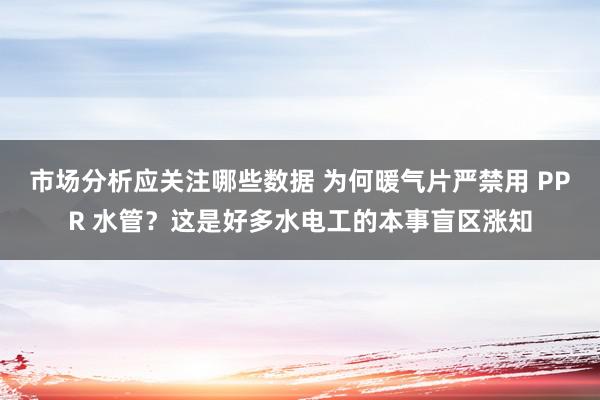 市场分析应关注哪些数据 为何暖气片严禁用 PPR 水管？这是好多水电工的本事盲区涨知