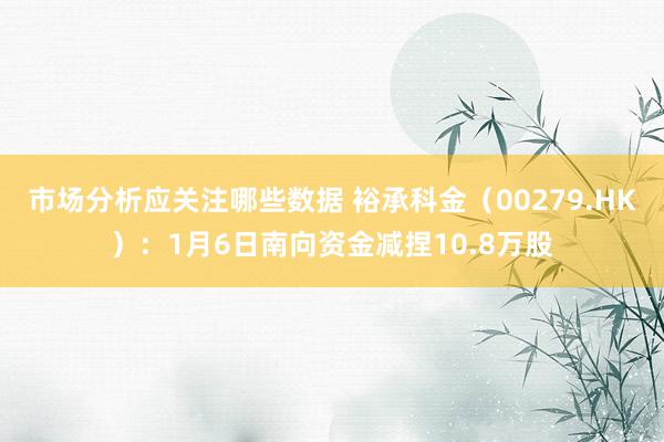 市场分析应关注哪些数据 裕承科金（00279.HK）：1月6日南向资金减捏10.8万股