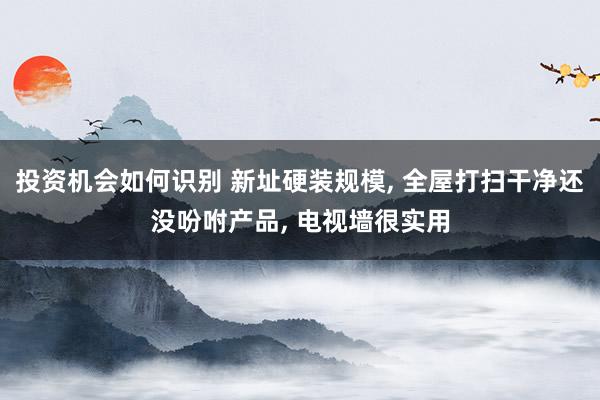 投资机会如何识别 新址硬装规模, 全屋打扫干净还没吩咐产品, 电视墙很实用