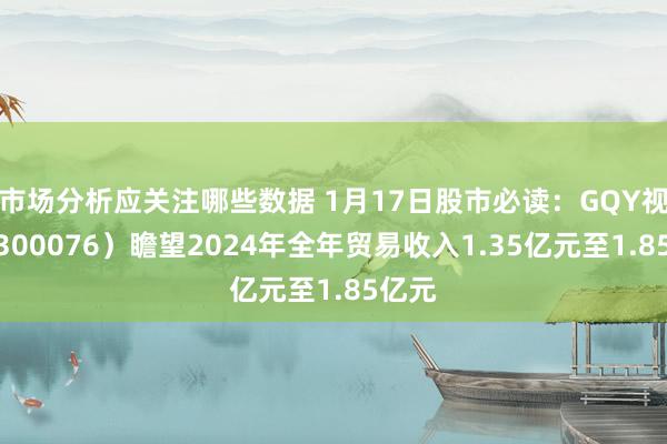 市场分析应关注哪些数据 1月17日股市必读：GQY视讯（300076）瞻望2024年全年贸易收入1.35亿元至1.85亿元