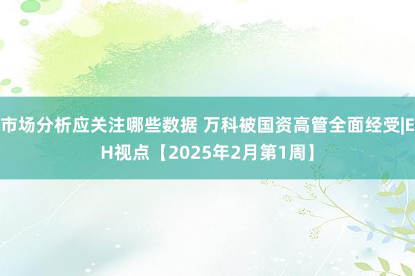 市场分析应关注哪些数据 万科被国资高管全面经受|EH视点【2025年2月第1周】