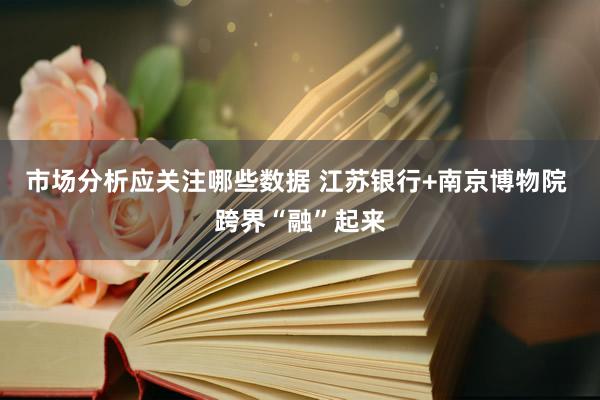 市场分析应关注哪些数据 江苏银行+南京博物院 跨界“融”起来