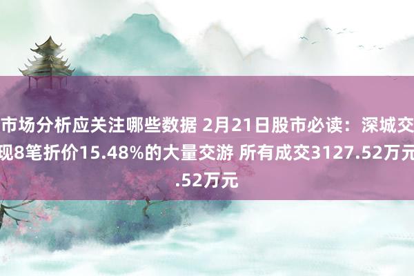 市场分析应关注哪些数据 2月21日股市必读：深城交现8笔折价15.48%的大量交游 所有成交3127.52万元