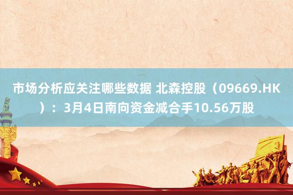 市场分析应关注哪些数据 北森控股（09669.HK）：3月4日南向资金减合手10.56万股